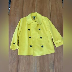 Ralph Lauren yellow blazer